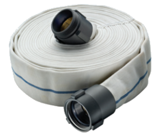 500# Single Jacket White Fire Hose