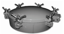21" Manway - 6 Wingnut