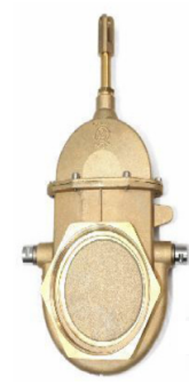 Heated Brass Piston Valve 6" FE-NPT x FE-NPT